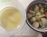 かぶとにんじんの肉味噌かけ作り方4写真