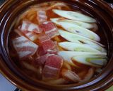 お鍋の素で簡単に出来る！キムチうどん♡作り方5写真