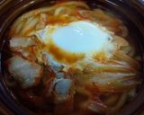 お鍋の素で簡単に出来る！キムチうどん♡作り方7写真