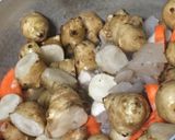 キクイモ入り根菜の煮付け作り方6写真