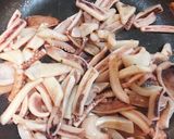 【おつまみが変身！】イカと大葉の絶品炒飯作り方3写真