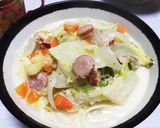 リメイク୨୧ ❛ᴗ❛)✧クリームうどん作り方5写真