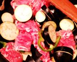 なすと豚肉 ハーブ塩胡椒炒め作り方2写真