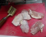 鶏カツバーガー作り方1写真