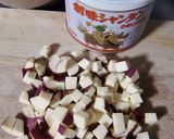 シャンタンで、さつまいもの炊き込みご飯作り方1写真
