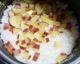 シャンタンで、さつまいもの炊き込みご飯作り方3写真