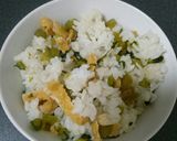 栄養満点！大根葉と油揚げしらすの混ぜご飯作り方4写真