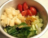 たっぷり野菜のカレースープかけ発芽米♪作り方2写真