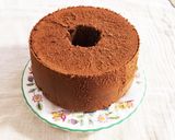 ふわふわシフォンケーキ ココア作り方10写真