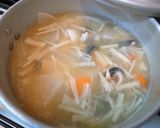 簡単！秋鮭のみそ汁作り方4写真