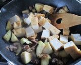 シャンタンde茄子と厚揚げ焼肉（丼作り方3写真