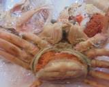 食べ終わった蟹で蟹おこわ作り方3写真
