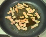 【楽めし】ベーコンのレモン醤油パスタ作り方1写真