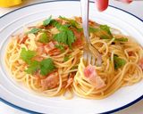 【楽めし】ベーコンのレモン醤油パスタ作り方3写真