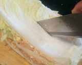 白菜が甘～い✾白菜×鶏挽肉のミルフィーユ作り方7写真