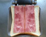 ホットサンド(ベーコン、チーズ)作り方2写真