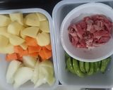 ほっこり☆ほったらかし肉じゃが作り方1写真