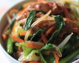 大豆のお肉とたっぷり野菜のスタミナ炒め。作り方7写真