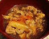 絶品！豚肉と鶏肉のWつけそば汁♪作り方7写真