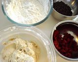クランベリーチョコバナナマフィン作り方5写真