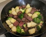 超簡単！肉と野菜のトマトソース煮込み！作り方7写真