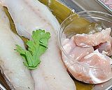 あっさりスープで白身魚のロールキャベツ♪作り方1写真