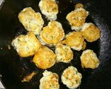 鳥ひき肉と大葉のチーズ焼き作り方5写真