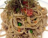 簡単！早い！エビ梅そば作り方4写真