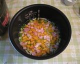ピラフ？リゾット？柿の洋風炊き込みご飯作り方4写真