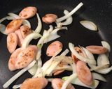 魚肉ソーセージのケチャップチーズ作り方2写真