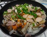 野菜とソーセージのナポリタン作り方4写真