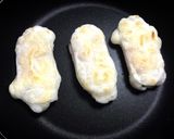 【小腹対策】適当！簡単！明太スライス餅♪作り方2写真