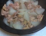 柔らか鶏ももとほくほく大根のすき焼き作り方7写真