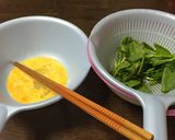 朝食に☆ホウレンソウと卵のトースト作り方1写真