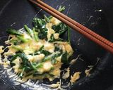 朝食に☆ホウレンソウと卵のトースト作り方3写真
