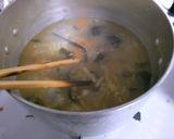 白菜とワカメ 挽き肉のとろみ中華スープ♪作り方8写真