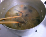 白菜とワカメ 挽き肉のとろみ中華スープ♪作り方8写真