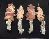 魚焼きグリルで焼く、塩やきとり作り方5写真
