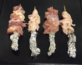 魚焼きグリルで焼く、塩やきとり作り方5写真