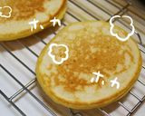 秋ふわふわ!フライパンで柿のどら焼き作り方9写真
