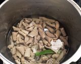 圧力鍋で☆我が家のどて煮｛豚ボイルもつ｝作り方3写真