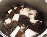 圧力鍋で☆我が家のどて煮｛豚ボイルもつ｝作り方4写真