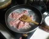創作シャンタン肉みそカレー風♡作り方1写真