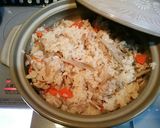 土鍋で‼ 鶏ごぼうの炊き込みご飯☆作り方8写真
