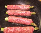 アスパラハンバーグ作り方5写真