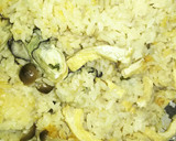 牡蛎の土手鍋風味炊き込み御飯作り方3写真