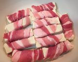 簡単、高野豆腐の豚バラ巻き作り方4写真