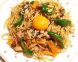 鮭と蒲鉾で和風パスタ（バター醤油味）作り方7写真