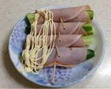 簡単さっぱり！ハムときゅうりと梅肉作り方2写真