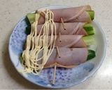 簡単さっぱり！ハムときゅうりと梅肉作り方2写真